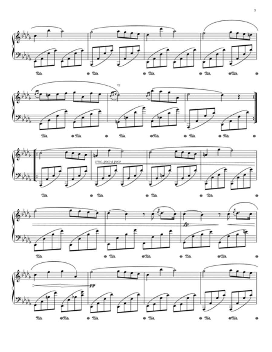 Funeral March Piano scores gallery preview page 3