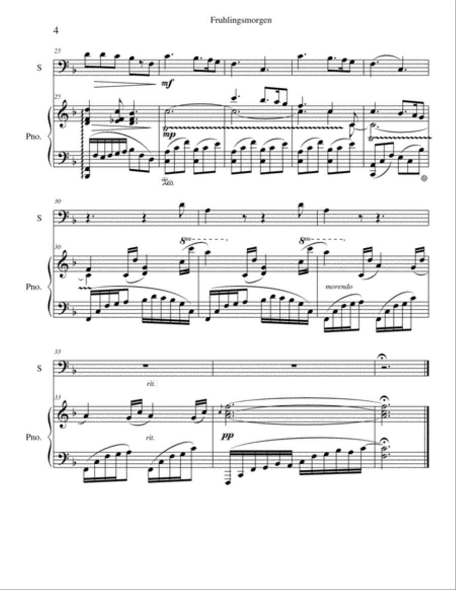 Lieder und Gesange - bassoon and piano Bassoon Solo scores gallery preview page 6
