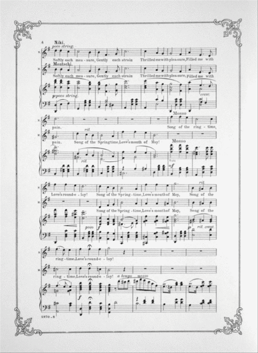 No. 7. Waltz Duet. Love's Roundelay Voice scores gallery preview page 5