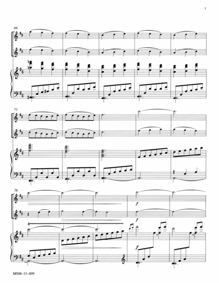 Nowell for Two Violins and Piano (Downloadable)