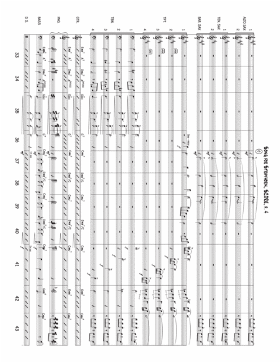 Song For Strayhorn Jazz Ensemble scores gallery preview page 4