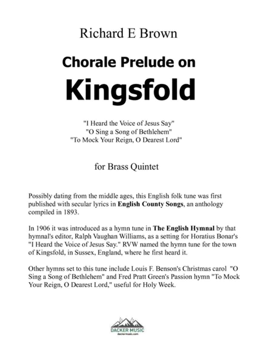 Chorale Prelude on Kingsfold - Brass Quintet image number null
