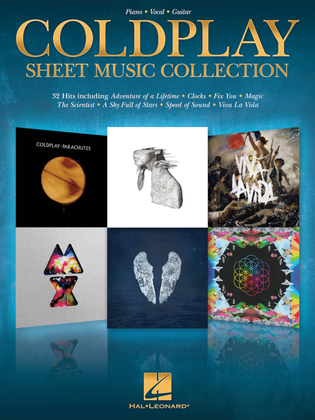 Book cover for Coldplay Sheet Music Collection