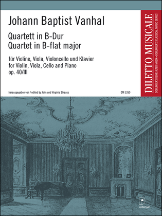 Klavierquartett Nr. 3 in B-Dur op. 40 / 3
