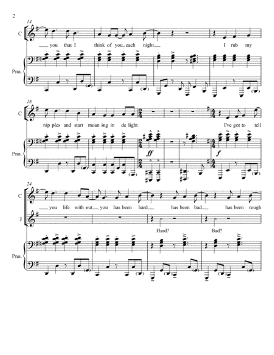 Sincerely, Me Sincerely, Me Voice scores gallery preview page 2