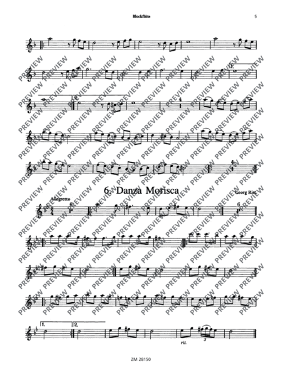 Spanish Air Recorder scores gallery preview page 20