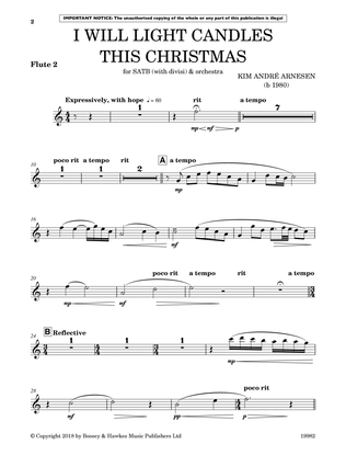 I Will Light Candles This Christmas (Full Orchestration) - Flute 2