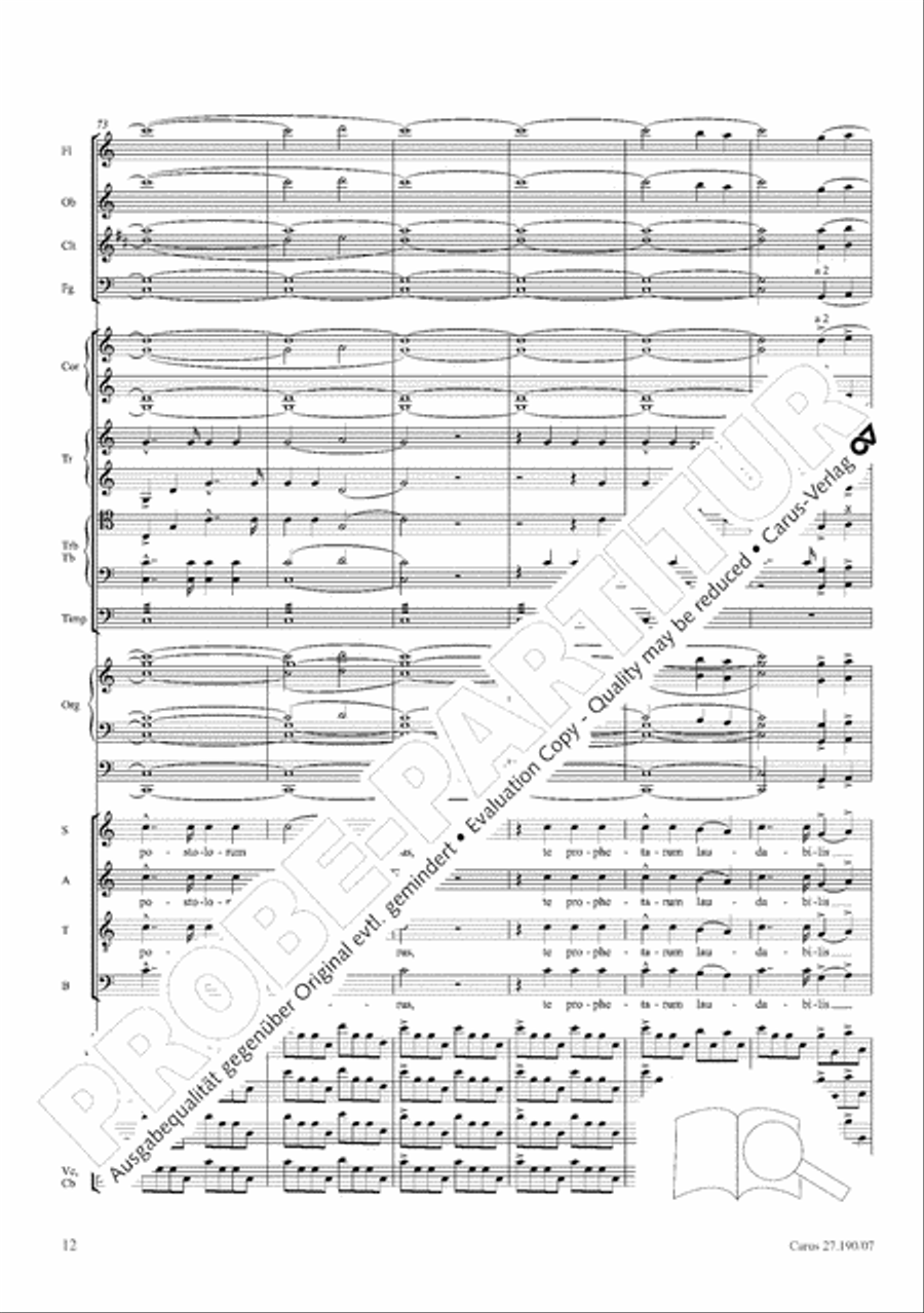 Te Deum 4-Part scores gallery preview page 20