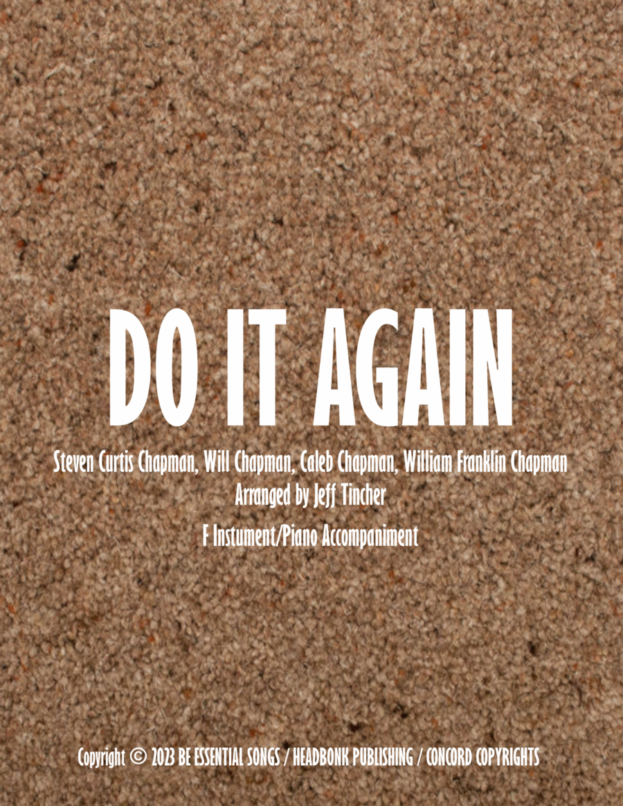 Do It Again Horn scores gallery preview page 1