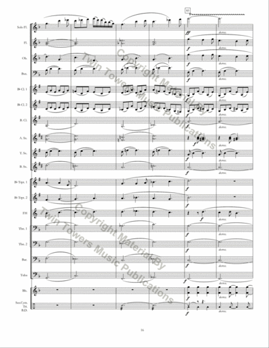 Pastorale Concert Band scores gallery preview page 17