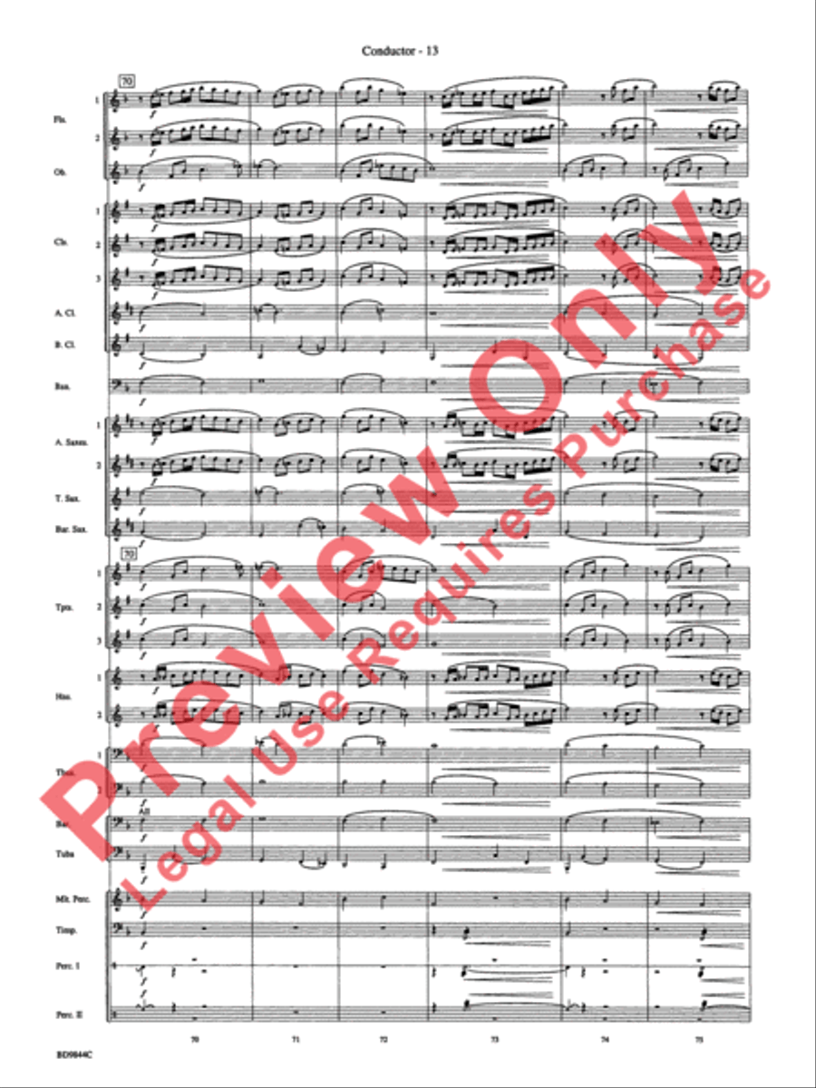 Alliance Alliance Concert Band scores gallery preview page 16