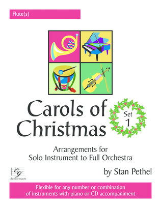 Book cover for Carols of Christmas, Set 1 - Flute(s)