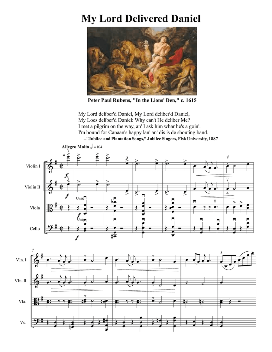 5 Spirituals and Dances from 