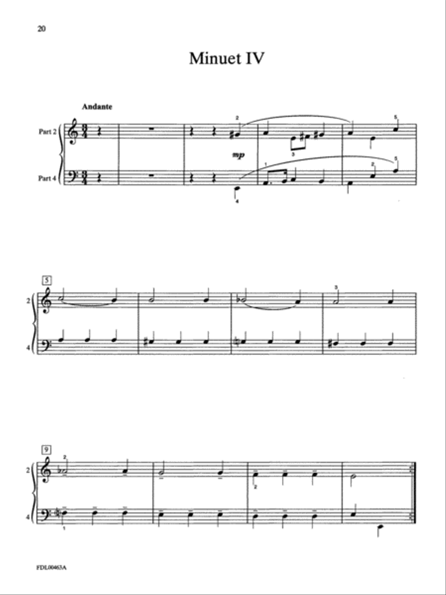 Bach for Piano Ensemble Small Ensemble scores gallery preview page 7