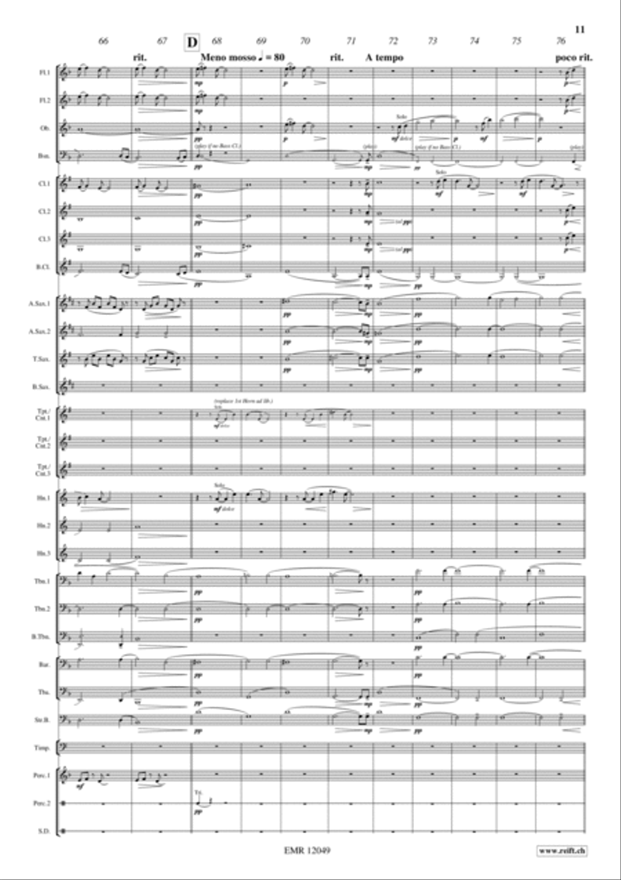 Rambo Concert Band scores gallery preview page 12