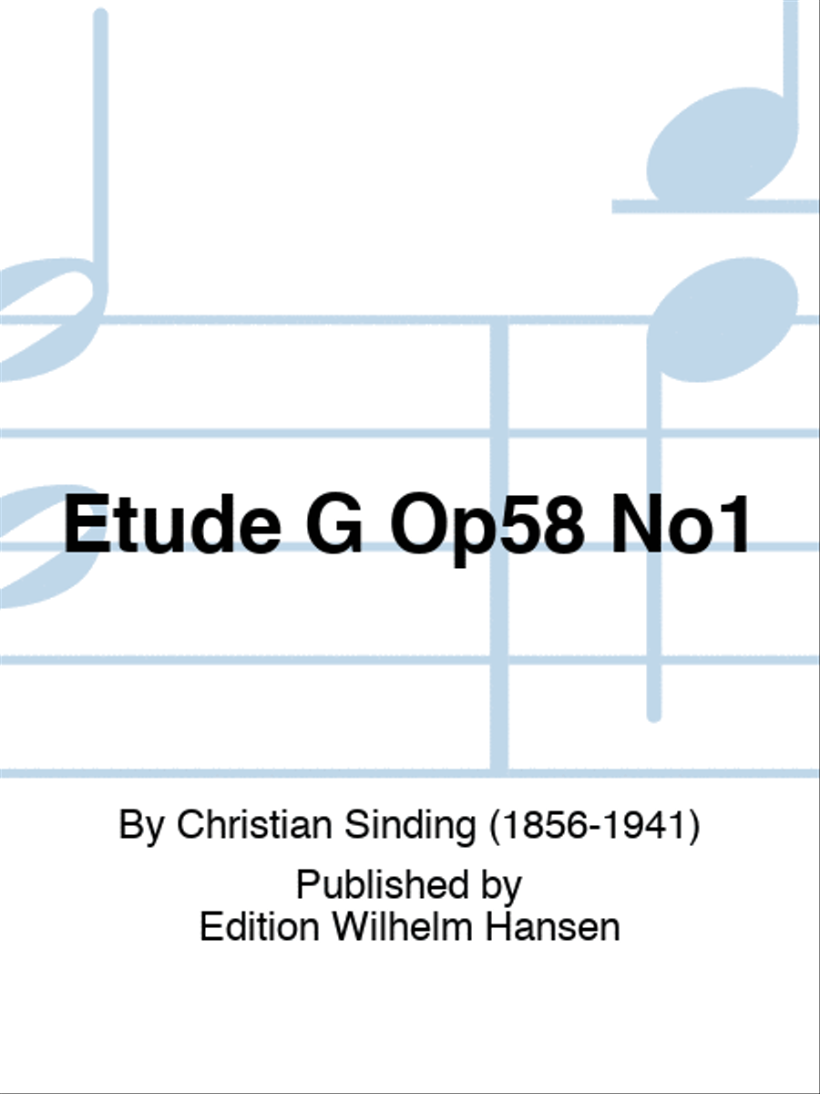 Etude G Op58 No1 Piano Method scores gallery preview page 1