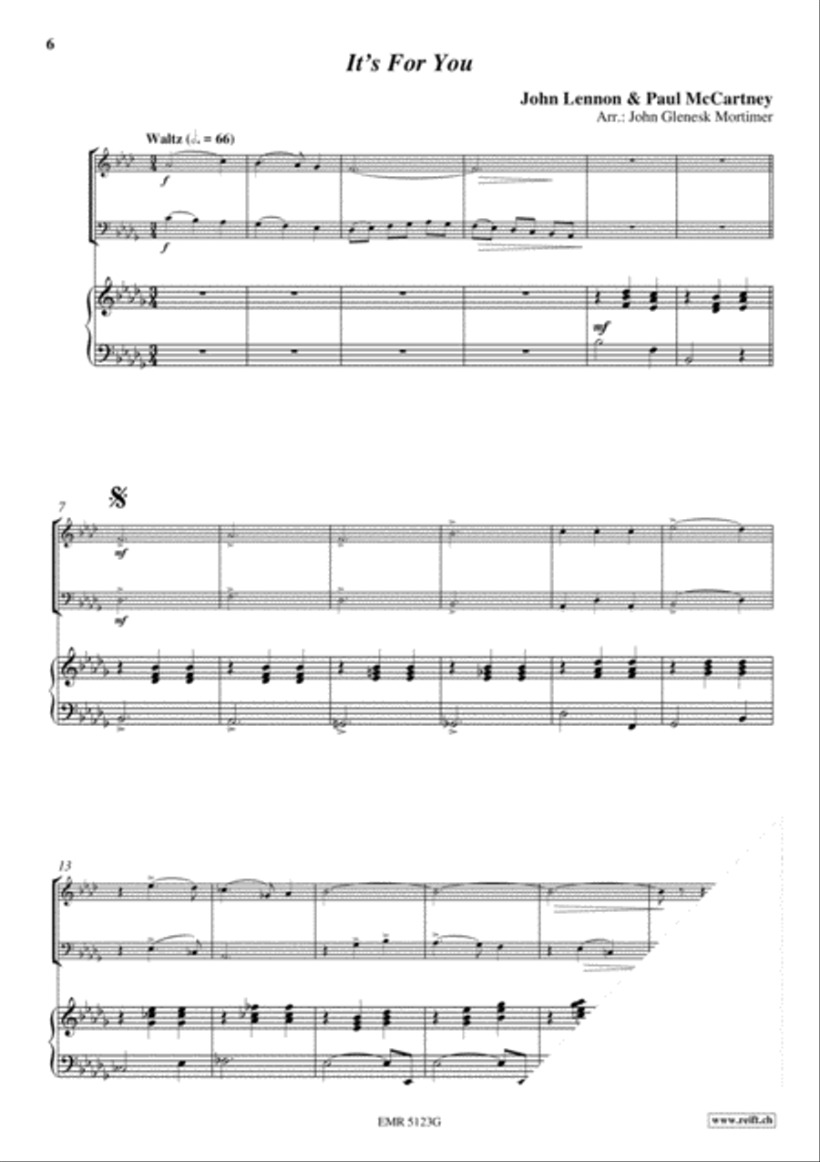 The Beatles Volume 2 Brass Ensemble scores gallery preview page 4