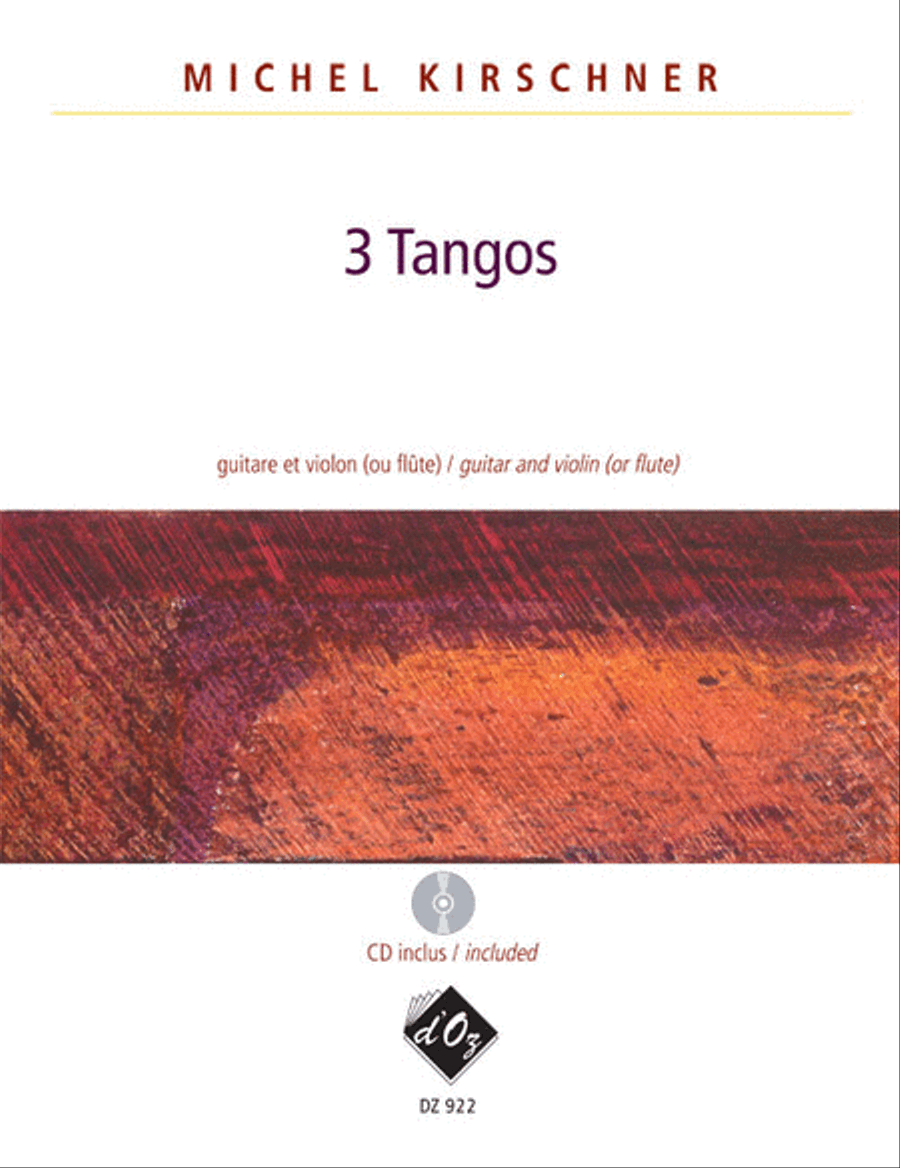3 Tangos (CD inclus) Flute scores gallery preview page 1