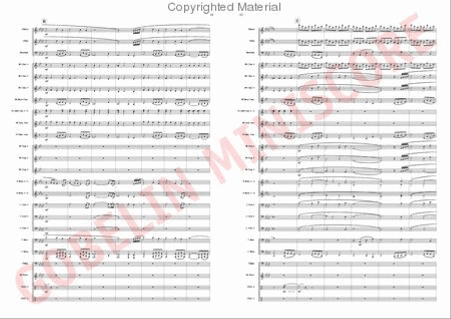 Land of Legends Concert Band scores gallery preview page 16