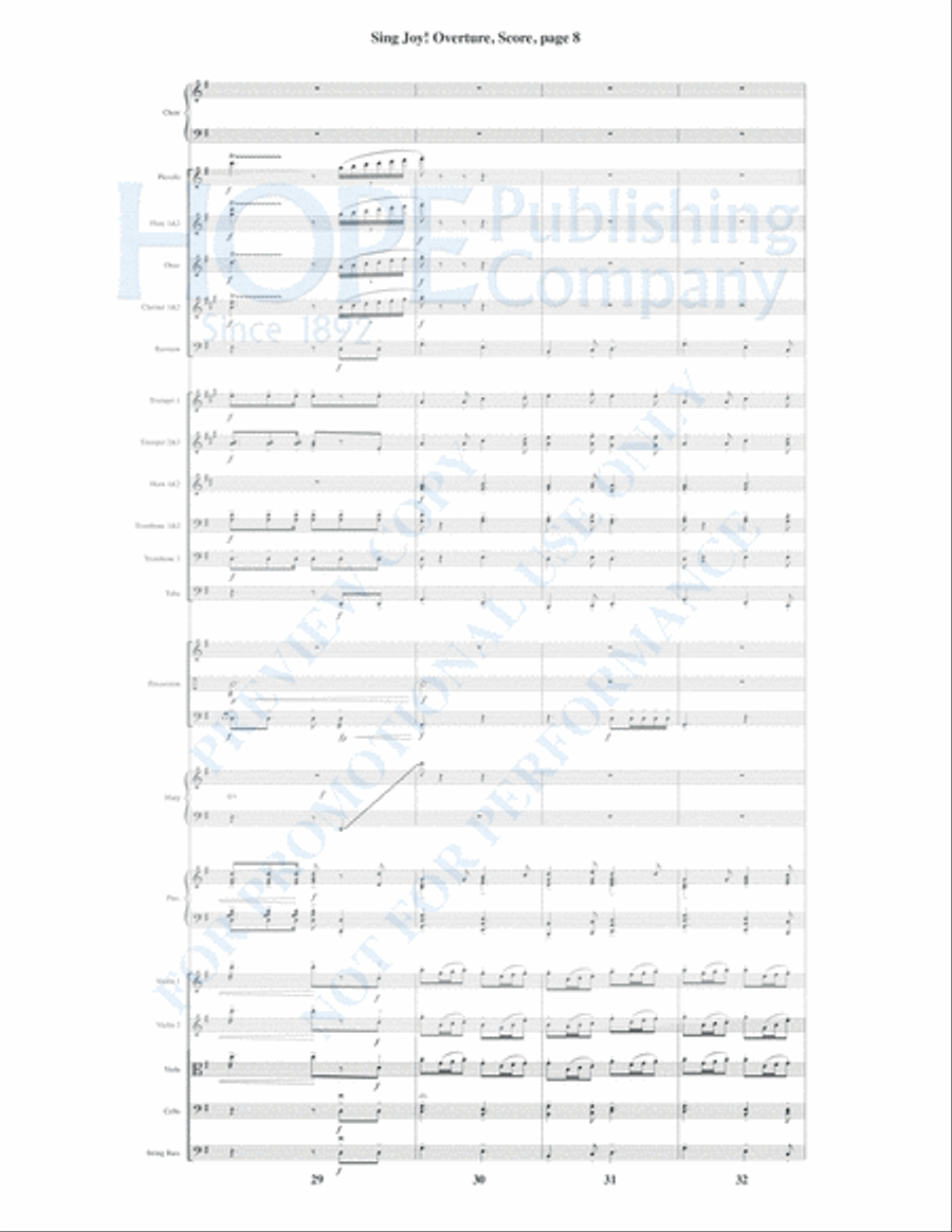 Sing Christmas 3-Part scores gallery preview page 10