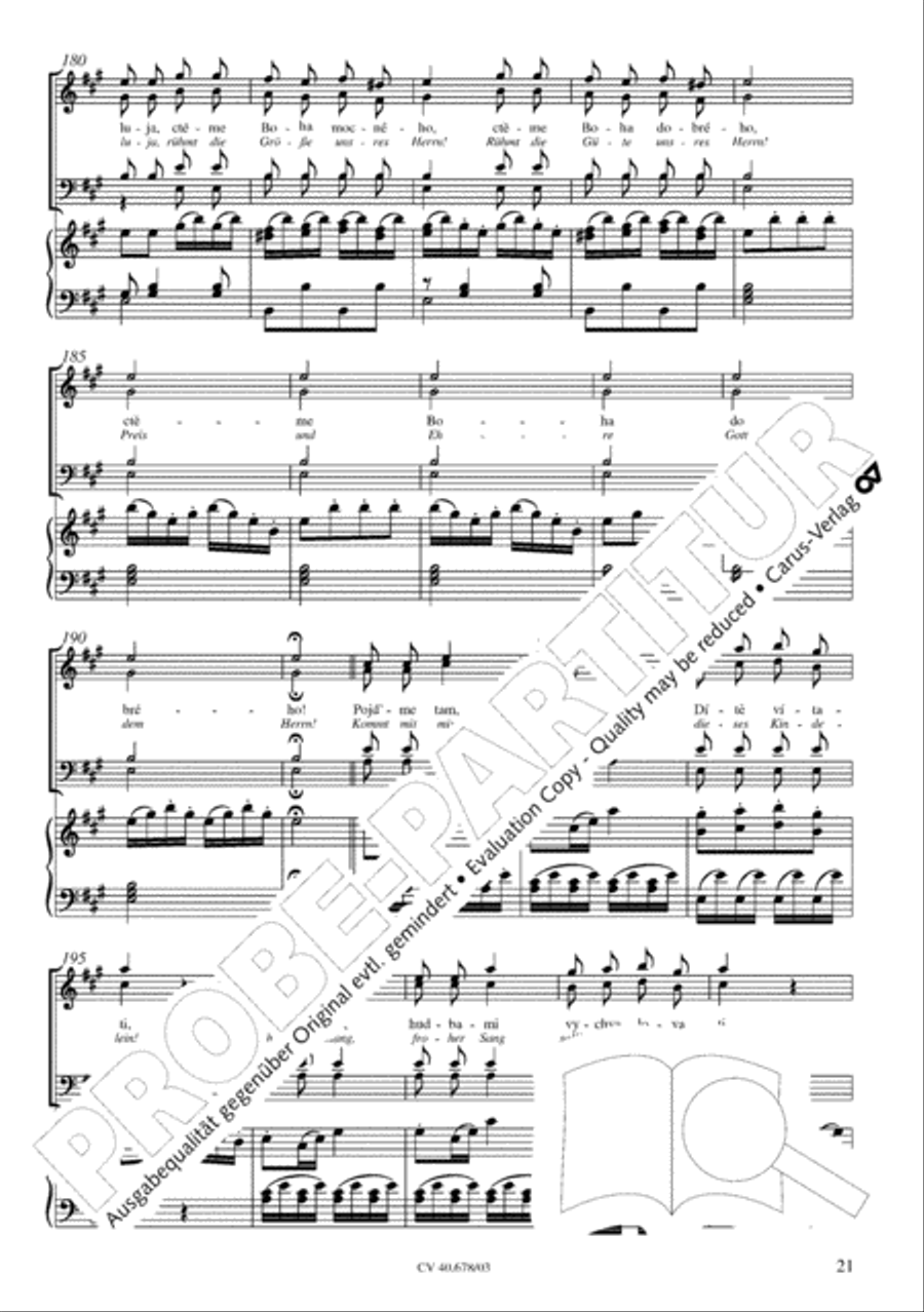 Missa pastoralis bohemica 4-Part scores gallery preview page 22