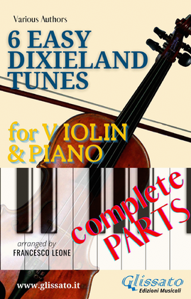 6 Easy Dixieland Tunes - Violin & Piano