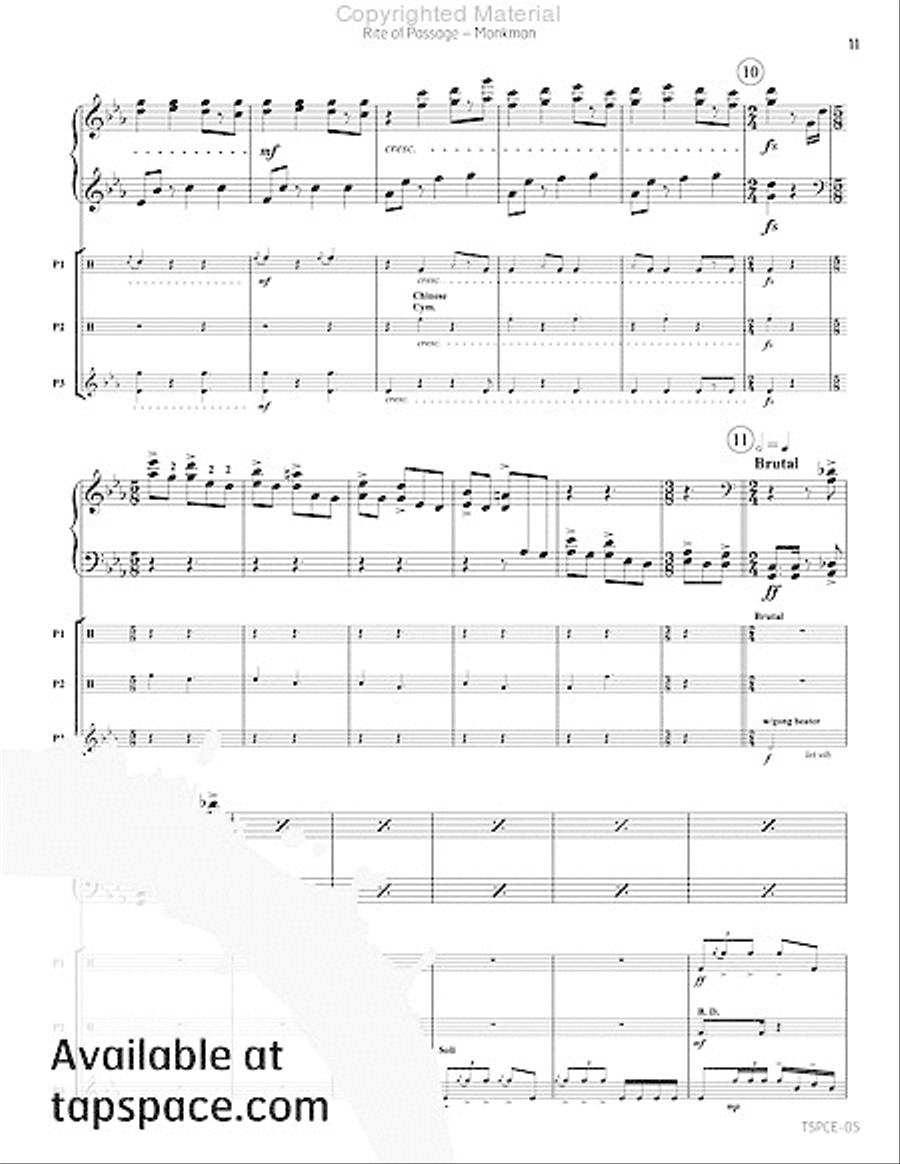 Rite of Passage Rite of Passage Percussion Ensemble scores gallery preview page 14