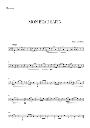 Mon Beau Sapin for Bassoon