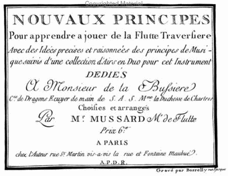Methods & Treatises Flute - Volume 2 - France 1600-1800