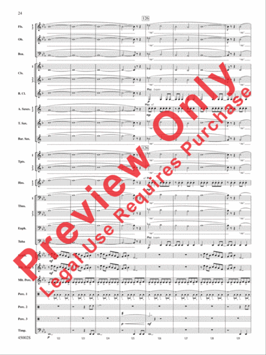 Winds of Change Concert Band scores gallery preview page 60