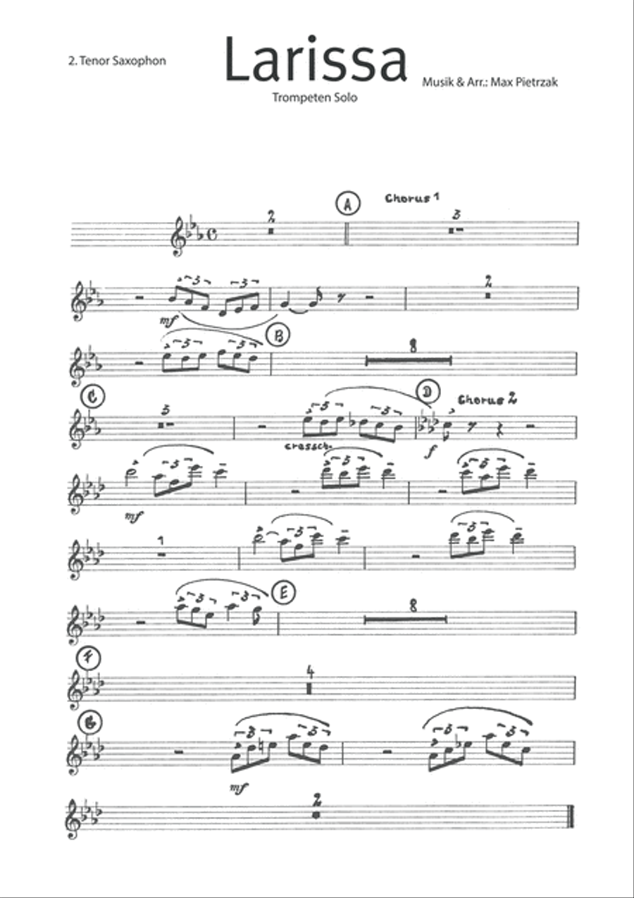 Larissa Saxophone scores gallery preview page 5