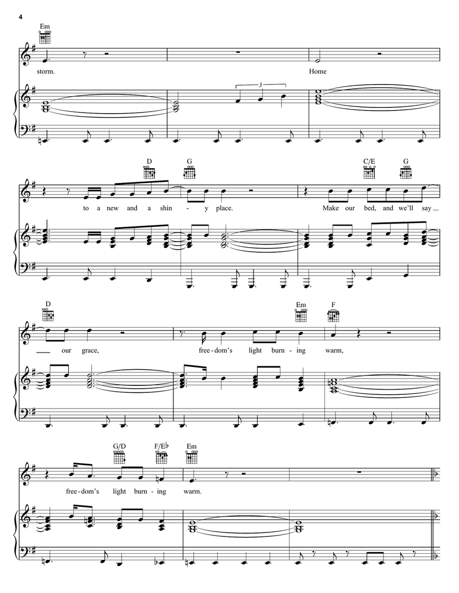 America America Acoustic Guitar scores gallery preview page 4