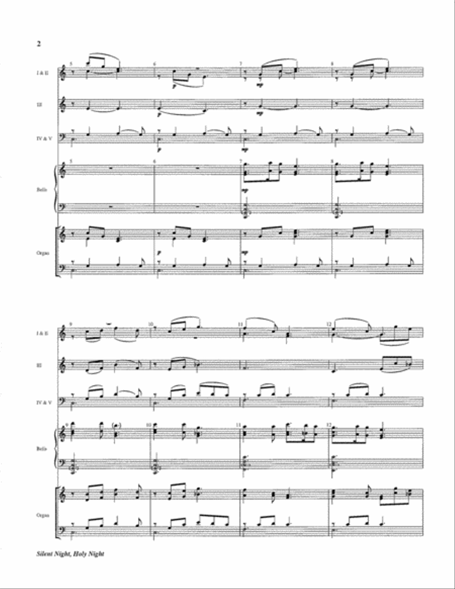 Silent Night, Holy Night Silent Night, Holy Night Clarinet scores gallery preview page 3