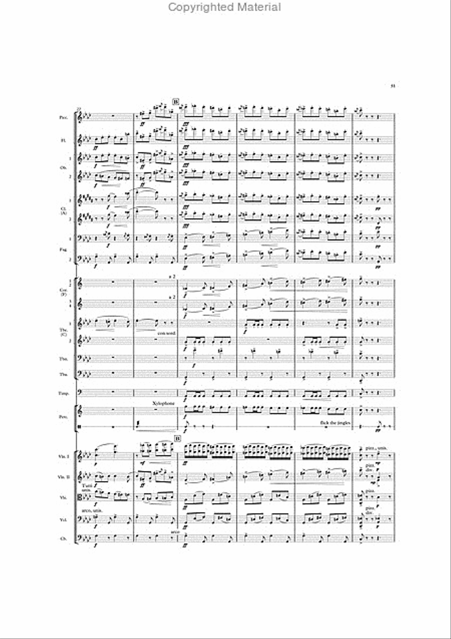Facade: First and Second Suites for Orchestra Orchestra scores gallery preview page 14