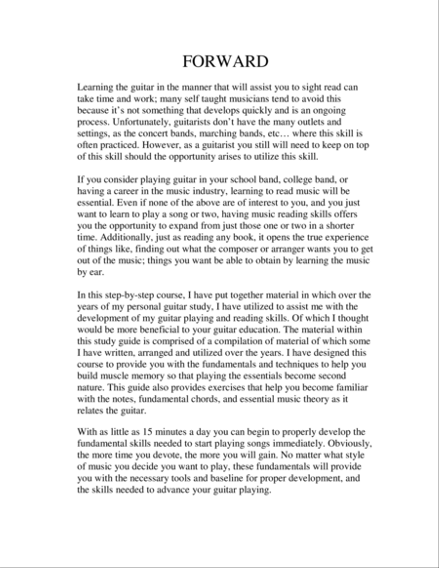 Essential Guide For Learning Guitar Guitar Solo scores gallery preview page 4