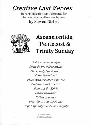 Creative Last Verses Booklet 3 for Ascensiontide, Pentecost & Trinity Sunday
