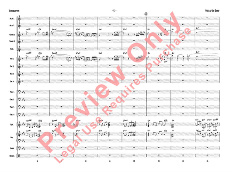 Feels So Good Jazz Ensemble scores gallery preview page 5