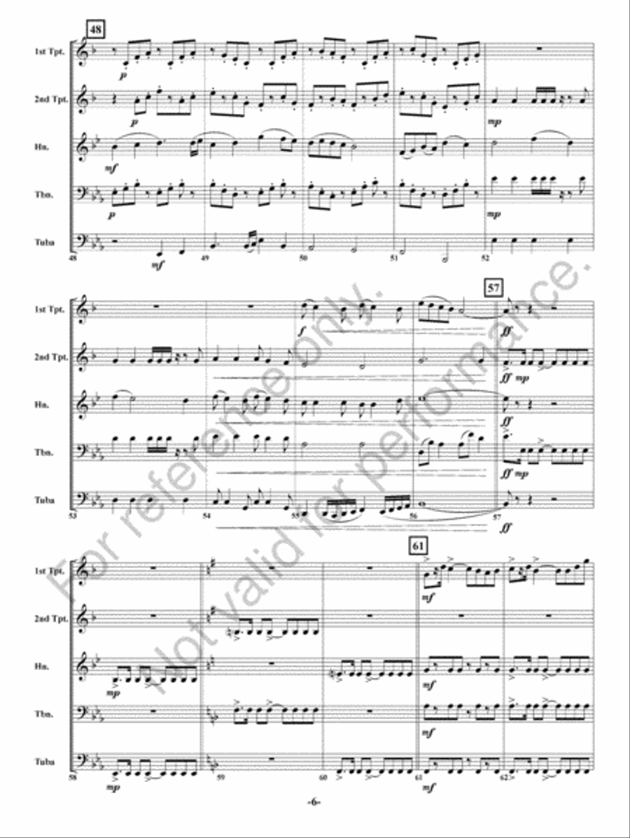 Hero Brass Quintet scores gallery preview page 7