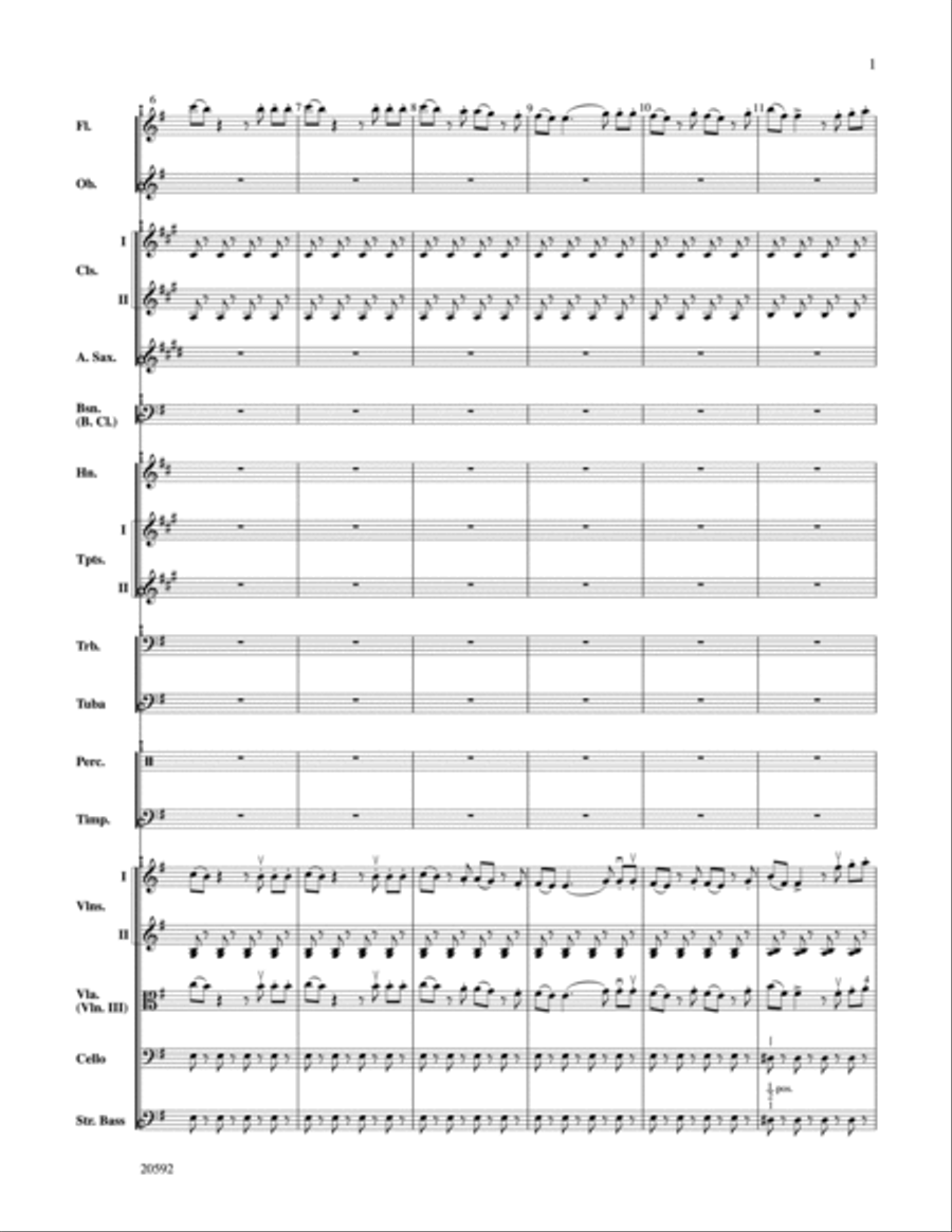 The Barber of Seville Full Orchestra scores gallery preview page 3