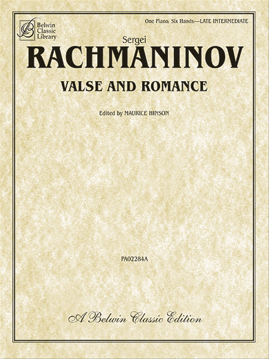 Valse and Romance Valse and Romance Small Ensemble scores gallery preview page 1