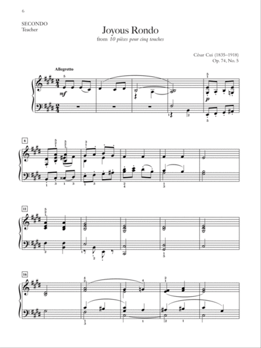 Easy Teacher-Student Piano Duets 1-3 (Value Pack) Easy Teacher-Student Piano Duets 1-3 (Value Pack) Piano Method scores gallery preview page 9