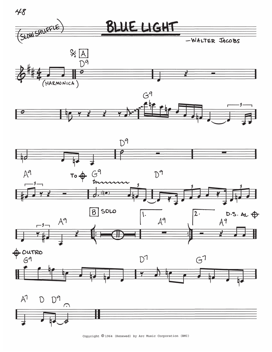 Blue Light Blue Light Voice scores gallery preview page 1