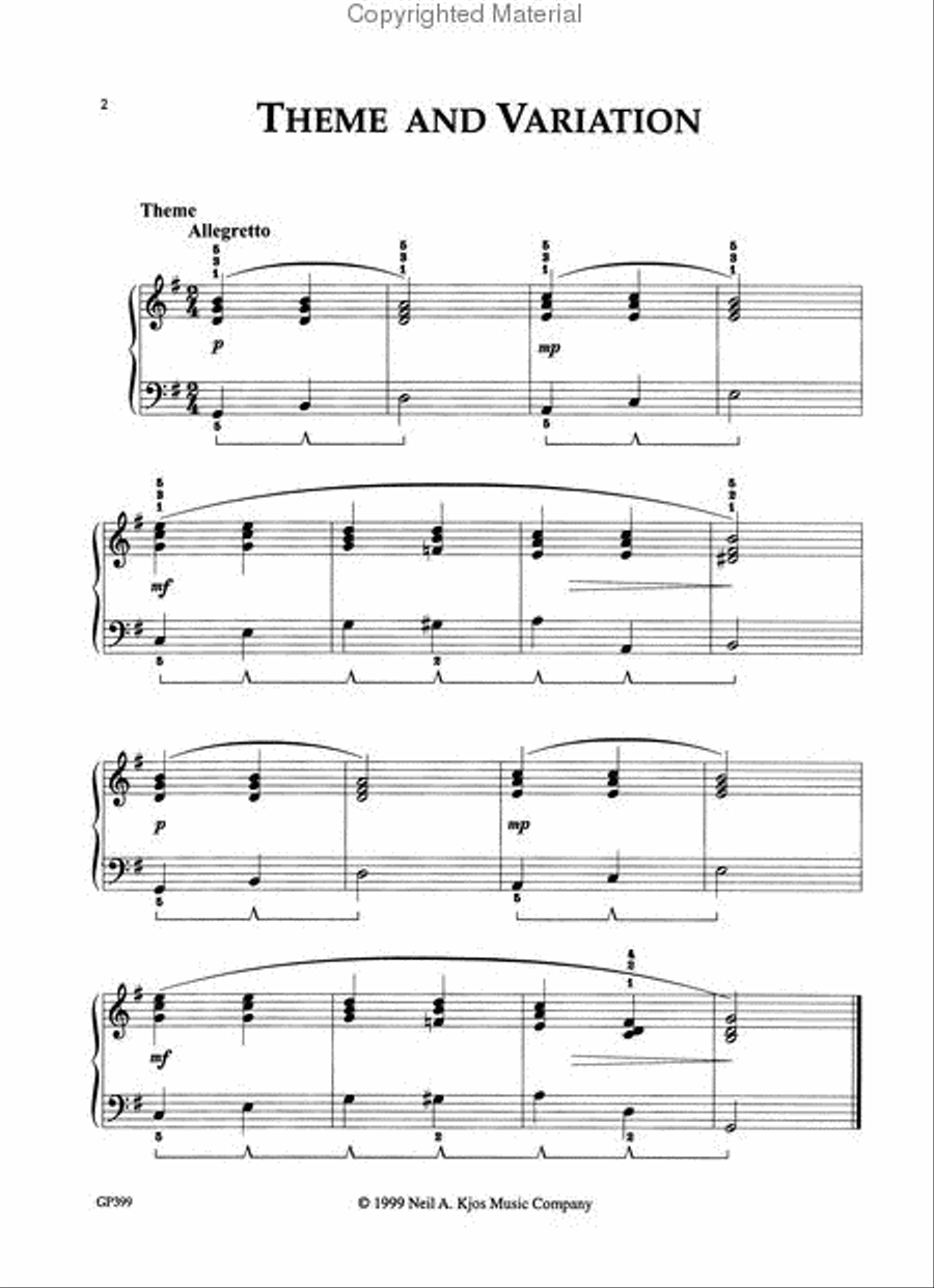 Selected Works For Piano Piano Solo scores gallery preview page 2
