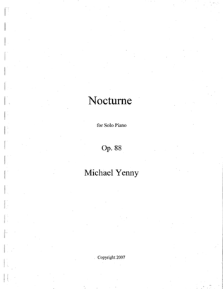 Book cover for Nocturne, op. 88