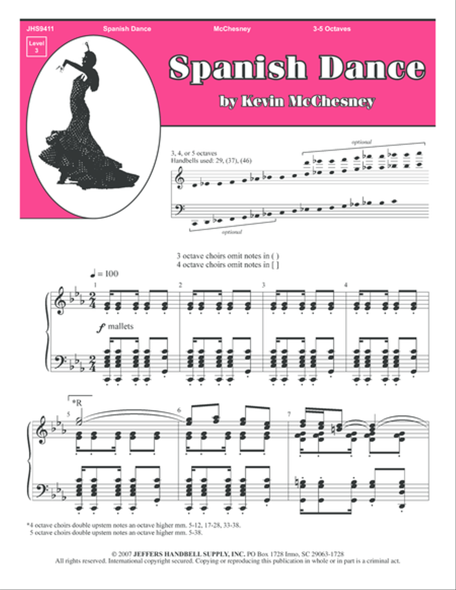 Spanish Dance 5-Octaves scores gallery preview page 1