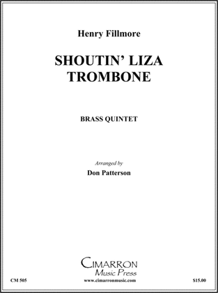 Book cover for Shoutin' Liza Trombone