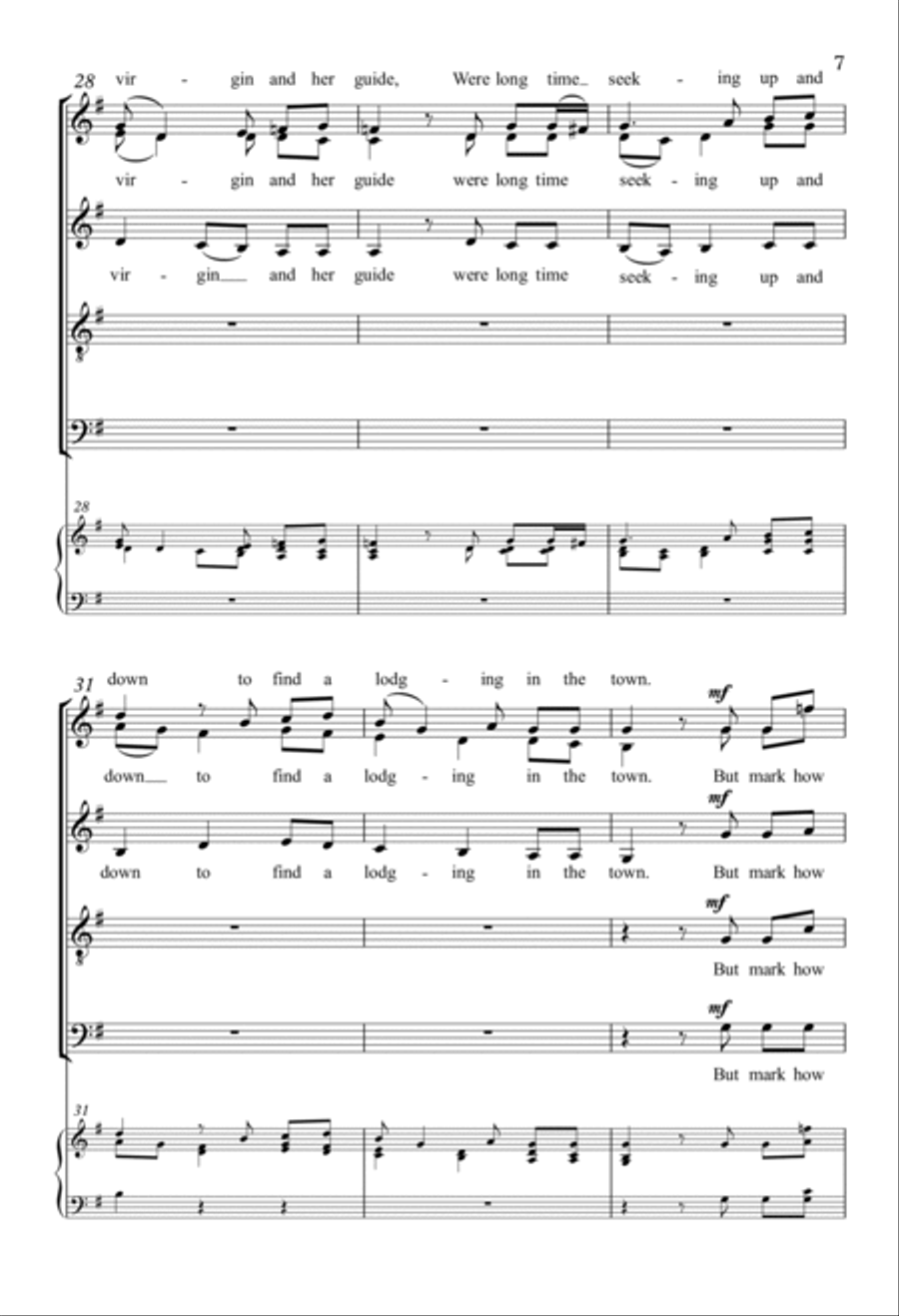 Wexford Carol Divisi scores gallery preview page 5
