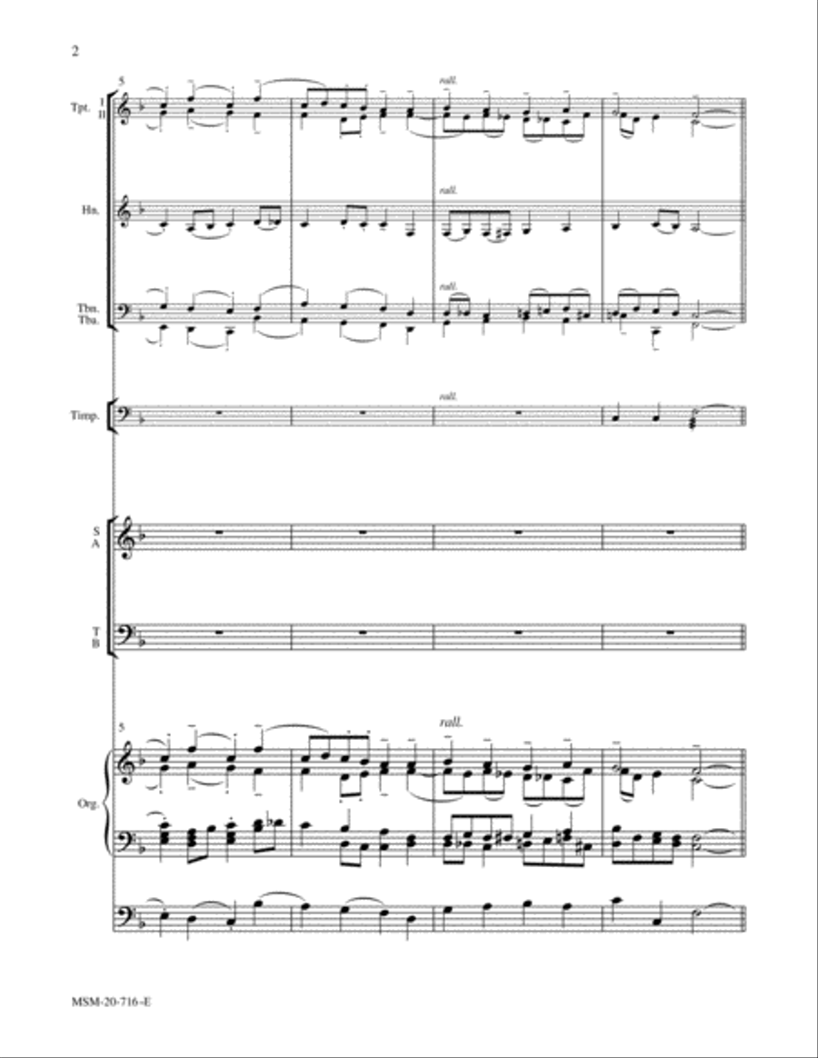 Now Thank We All Our God Now Thank We All Our God Choir scores gallery preview page 2