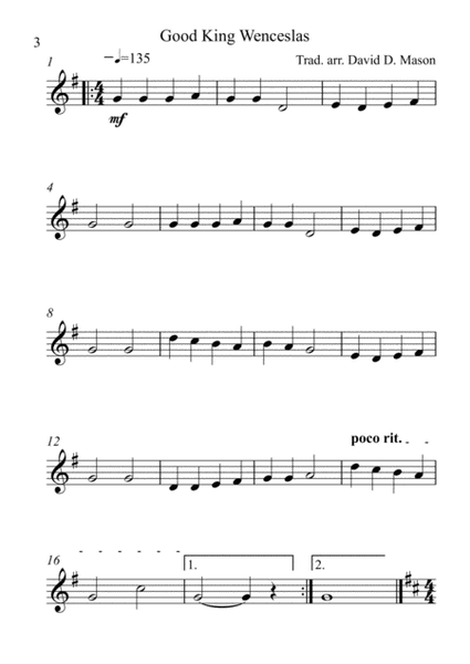 10 Christmas Carols for early intermediate Violin and Piano image number null