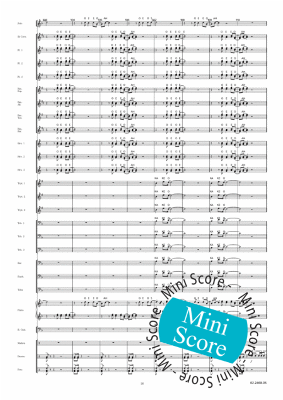 Gloria Estafette Big Band scores gallery preview page 20